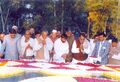 Daulat Ram Saran with PM Chandra Shekhar-Ajay Singh-Satyaprakash Malviya Pet Min at Kisan Ghat on 23.12.1990.jpg